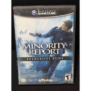 Minority Report Everybody Runs Nintendo GameCube GCN Activision CIB 2002